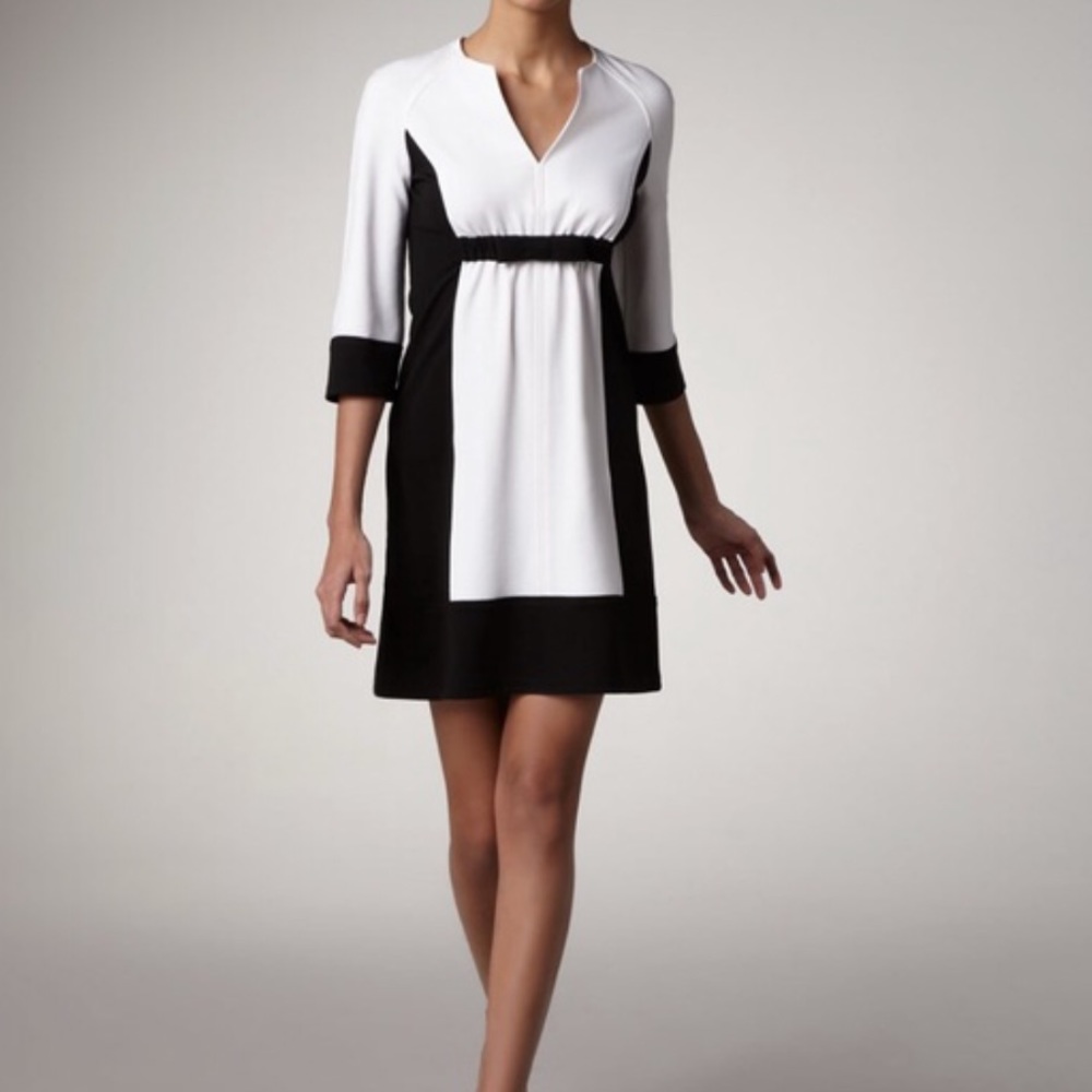 Nanette Lepore Black Death Defying Colorblock